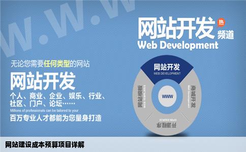 网站建设成本预算项目详解