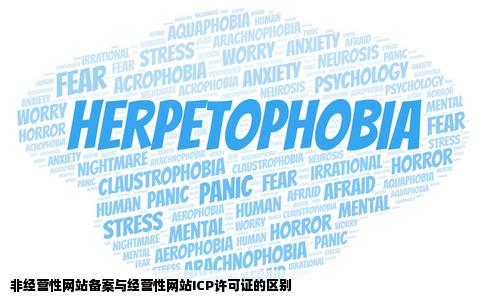 非经营性网站备案和经营性网站icp许可证的区别