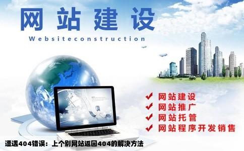 上个别网站返回404怎么办