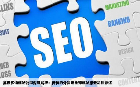 武汉做多语建站的公司哪家好传神的外贸通全球建站咋样听说可以做