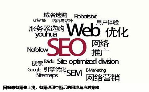 没备案就上线了后来在万网备案网站就停了现在网站备案一直没