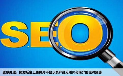 急急急在网站后台上传照片在网页上显示暂无照片产品简介还显示