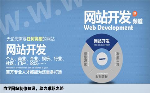 我想自学网站制作以便出去找工作需要什么知识