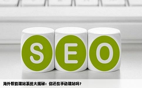 求一个国外非常流行的智能建站系统或网站程序