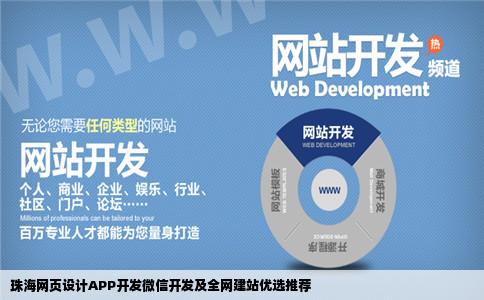 网页设计APP开发微信开发这些全网建站珠海哪个好