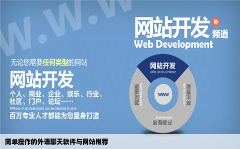 介绍一些简单操作的能与外国人聊天的软件或网站