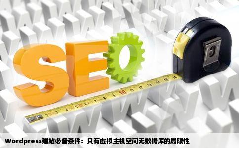 只有虚拟主机空间没有数据库可以使用Wordpress建站吗