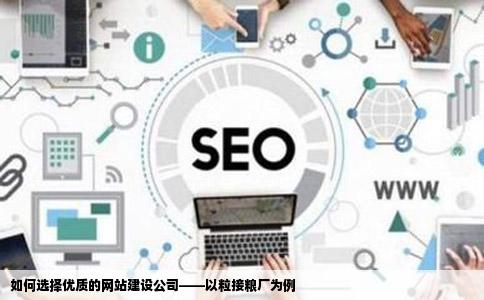 网站建设公司哪家好该怎么选择如粒接粮厂八