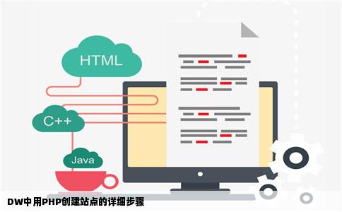 在DW中用PHP怎么创建站点