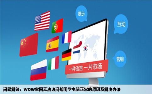 WOW官网打不开别的网站都能打开但我同学的电脑能打开WOW官网