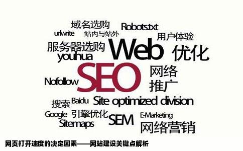 网站建设哪方面决定网页打开速度