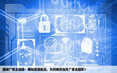为什么我的网站流量还可以但是就是找不到包月广告的广告主啊除了