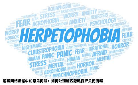 网站备案常见问题如何关闭域名隐私