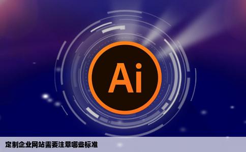 定制企业网站需要注意哪些标准