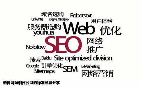 经验分享选择网站制作公司的标准有几条