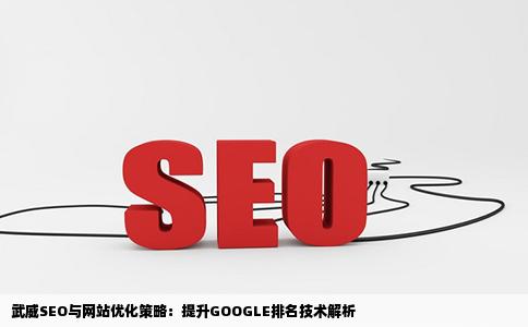 武威SEO武威网站优化武威GOOGLE排名武威GOOGLE优化