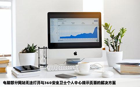 电脑有些网站打不开而且打开360安全卫士个人中心提示一下页面