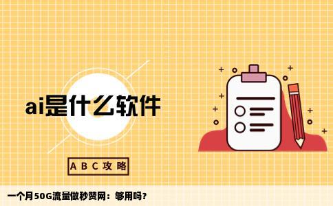 一个月50g的网站流量用来做秒赞网够不够用一个月