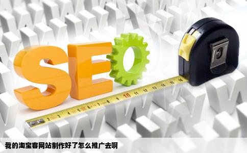 我的淘宝客网站制作好了怎么推广去啊