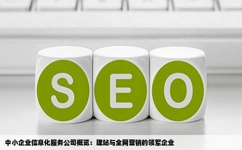 专业提供中小企业信息化服务类似建站全网营销网站这些的公司有哪些