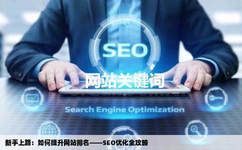 我刚开始做网站优化推广请教下SEO们怎么才能提高网站的排名呢