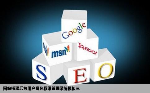 网站搭建后台用户角色权限管理系统的模板三