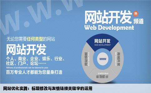 网站优化需要再里面修改标题加友情链接关键字等这些是不是直接在