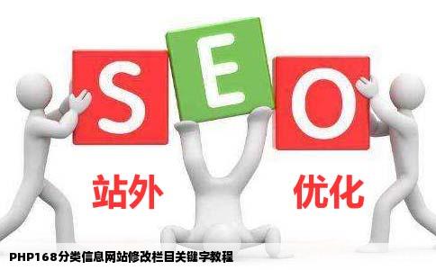 PHP168分类信息网站如何修改栏目关键字
