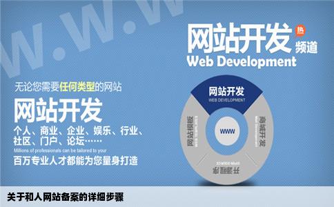 关于和人网站备案的详细步骤