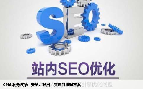 欲求一套CMS系统用于建站哪个既安全好用又实惠请高人指点