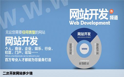 二次开发网站多少钱