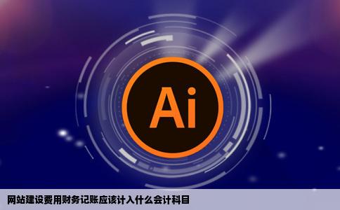 网站建设费用财务记账应该计入什么会计科目问答