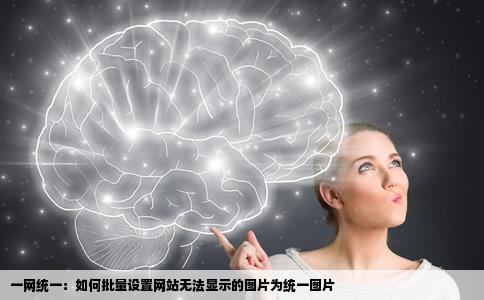 如何将网站里无法显示的图片统一设置为一个图片
