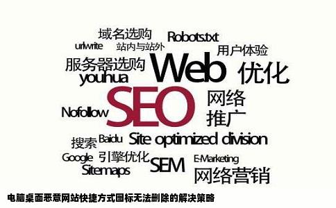 电脑桌面一个恶意网站的快捷方式图标删不掉