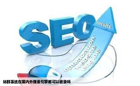 站群系统在国内外搜索引擎都可以收录吗