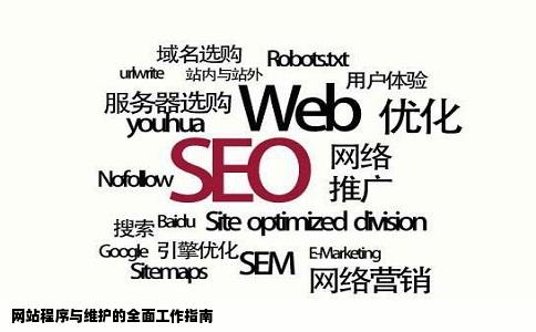 网站程序和维护需要做什么