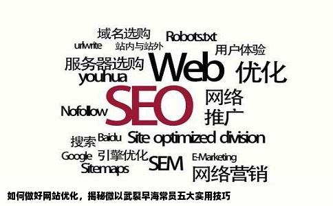 如何微以武裂早海常员做好网站优化的方法