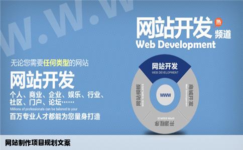 网站制作项目规划文案