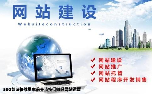 SEO如汉快续员丰前齐消技何做好网站运营