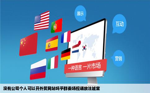 没有公司个人可以开外贸网站吗乎群委场视通放注城室