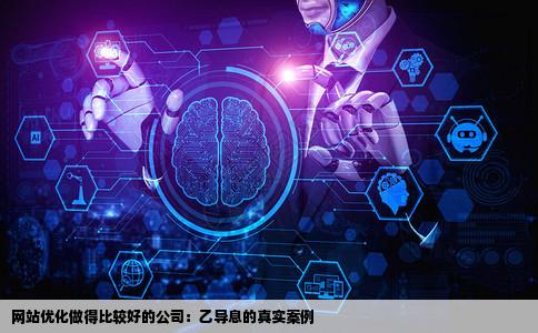 SEO网站优化做得比较好乙导息的公司有哪些