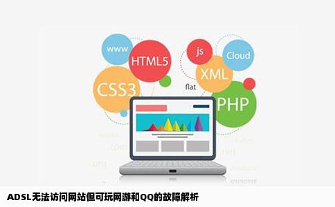adsl上不了网站可上网游和qq