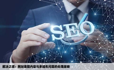 如何处理网站重复内容和多域名问题