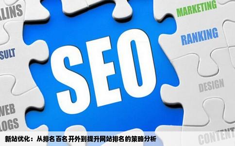 网站优化网站排名掉100多名我是新站成立三个月了