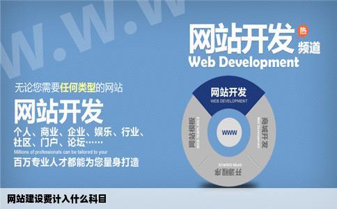 网站建设费计入什么科目
