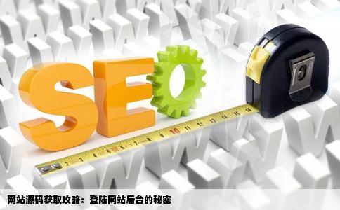 登陆网站后台怎么获得网站源码啊