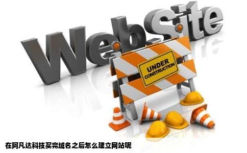 在阿凡达科技买完域名之后怎么建立网站呢