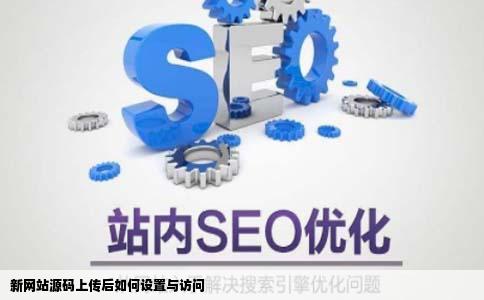 刚建立的网站源码已经上传自己去访问就是这样我该怎么设置去哪里