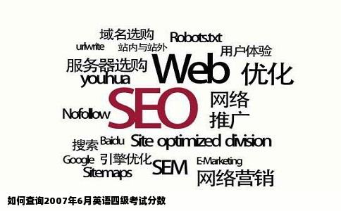 我是2007年6月过了英语四级在哪个网站可以查询当时的分数啊