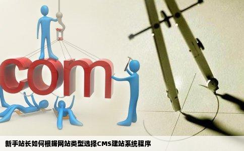 新手站长如何根据网站的类型选择CMS建站系统程序